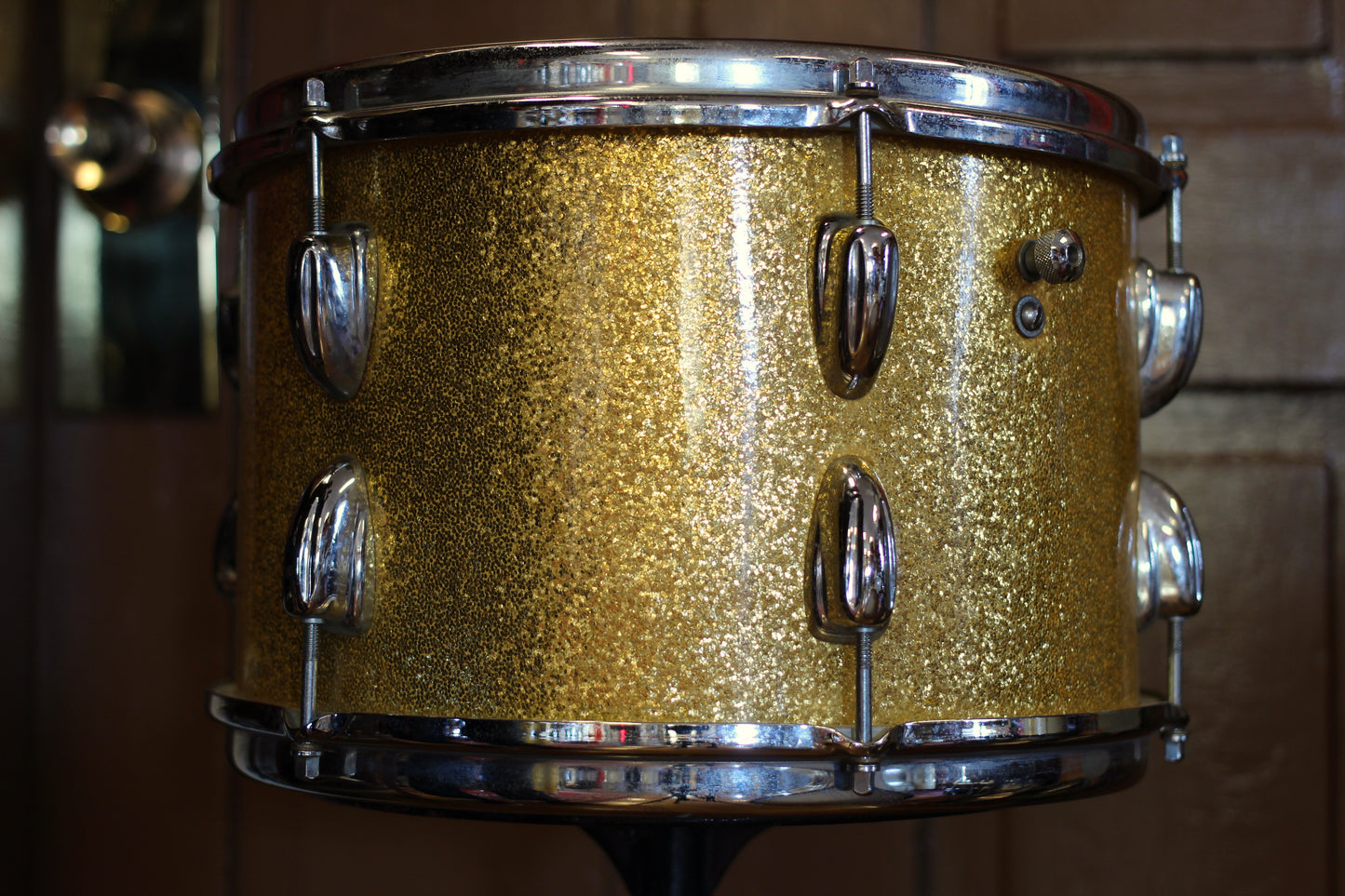 1965 Slingerland Gene Krupa Deluxe in Sparkling Gold Pearl 14x22 16x16 8x12
