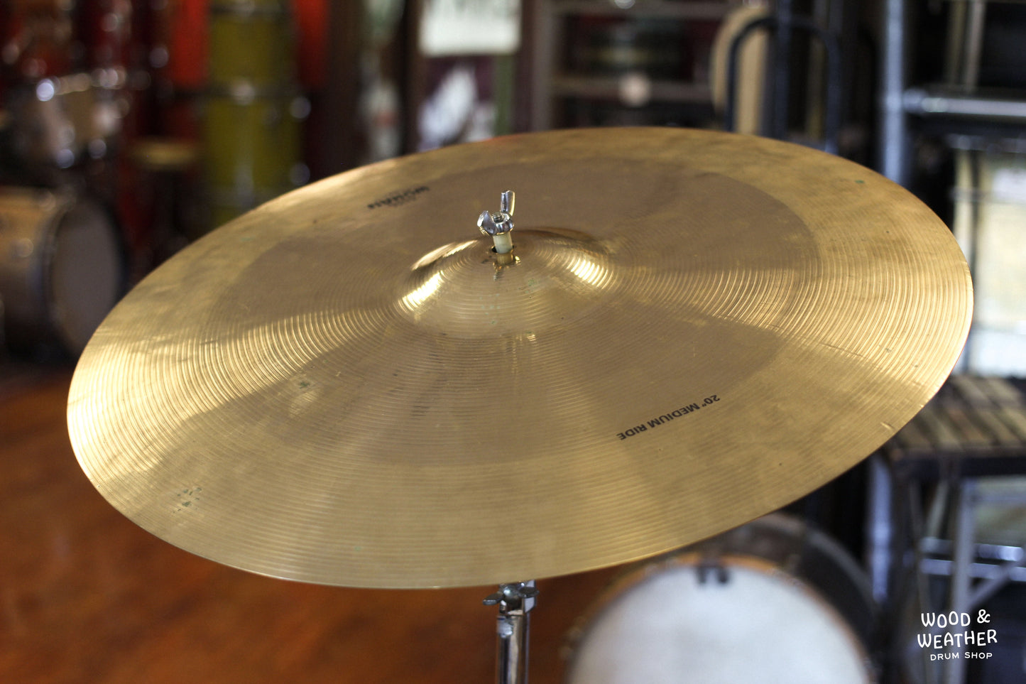 Used Wuhan 20" Medium Ride Cymbal 2150g