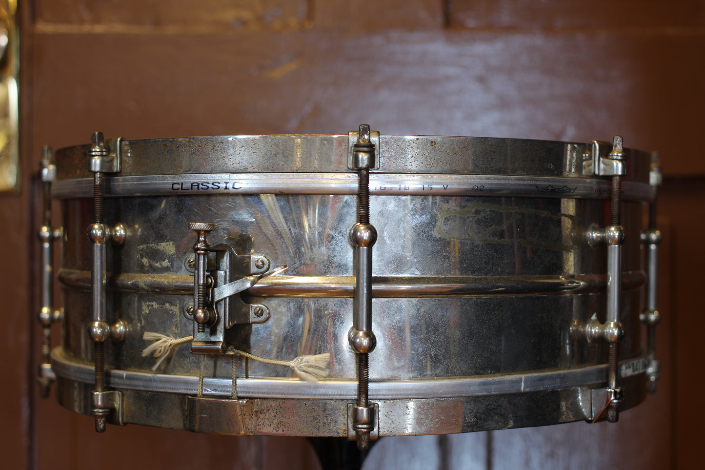 1930's Leedy Reliance All Metal Snare Drum 5"x14"