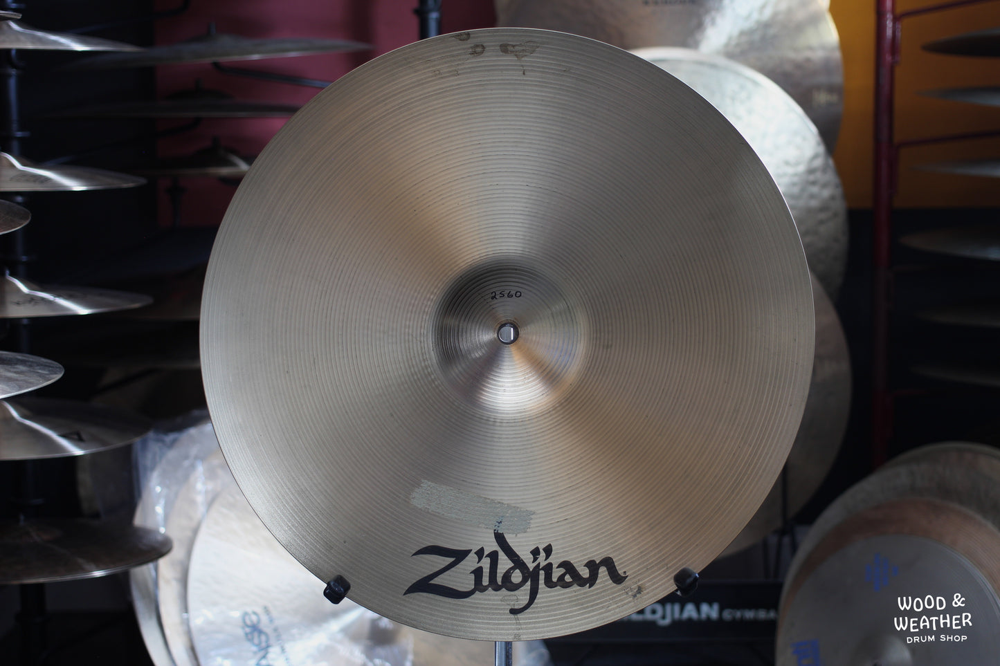 1996 Zildjian 20" A Medium Ride Cymbal 2560g