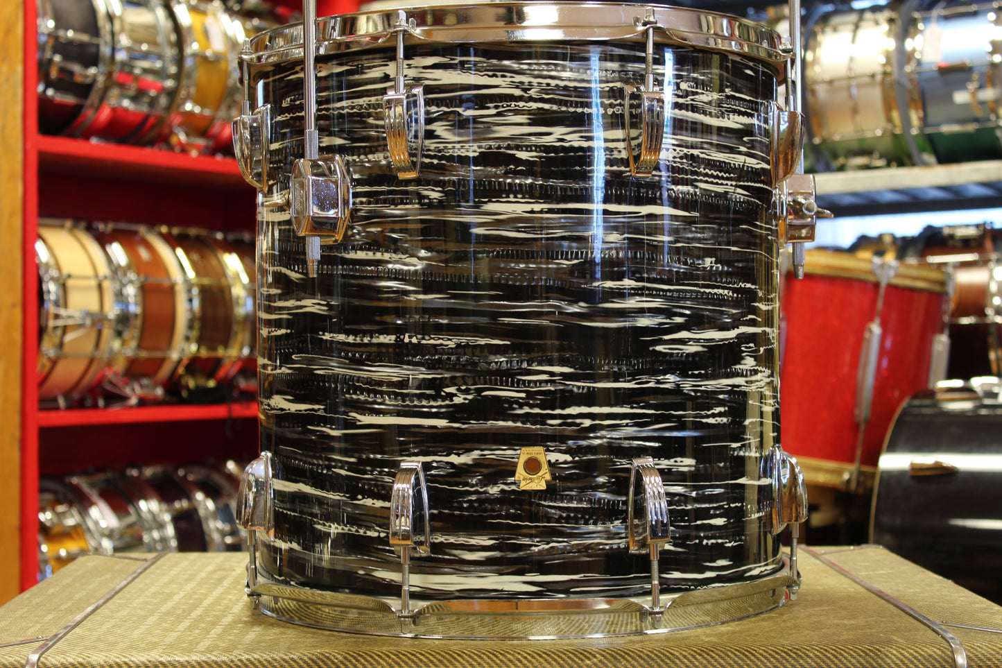 1969 Ludwig Super Classic in Oyster Black Pearl 14x22 16x16 9x13