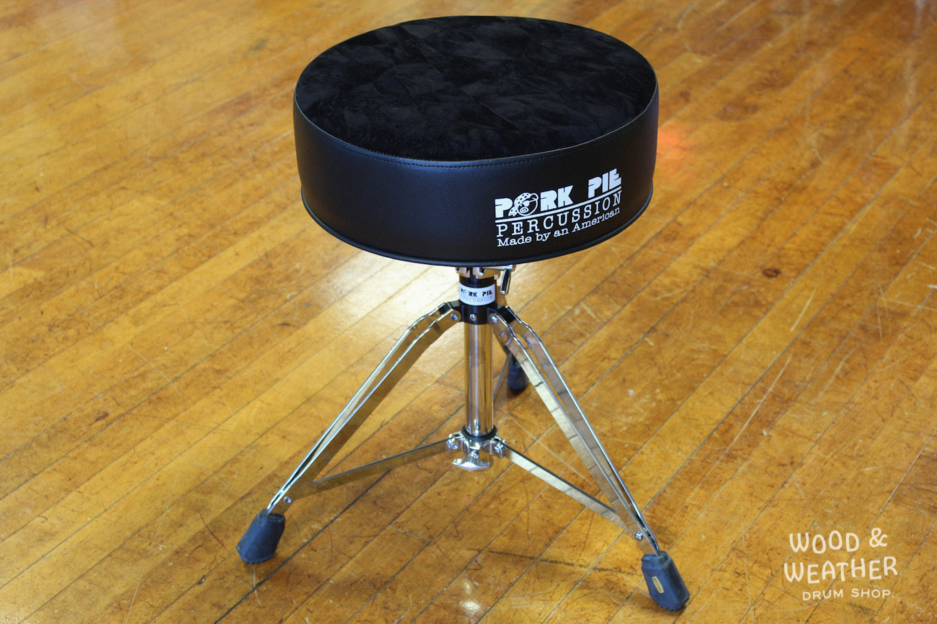 Pork Pie Percussion Round Drum Throne