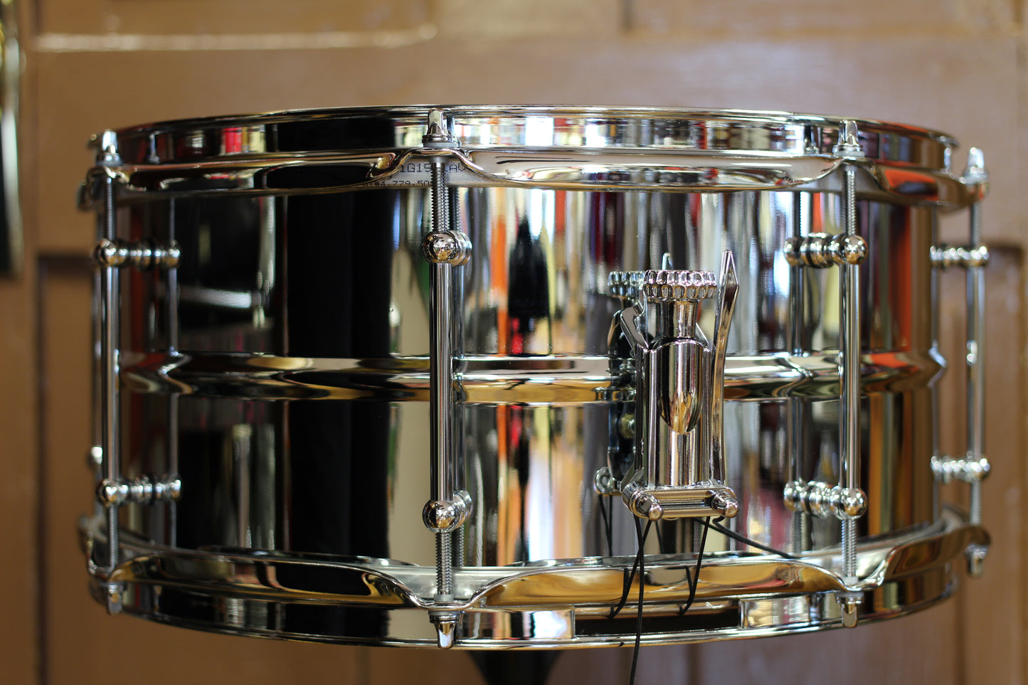 Used Standard Drum Company 6.5"x14" Chrome over Brass Snare Drum