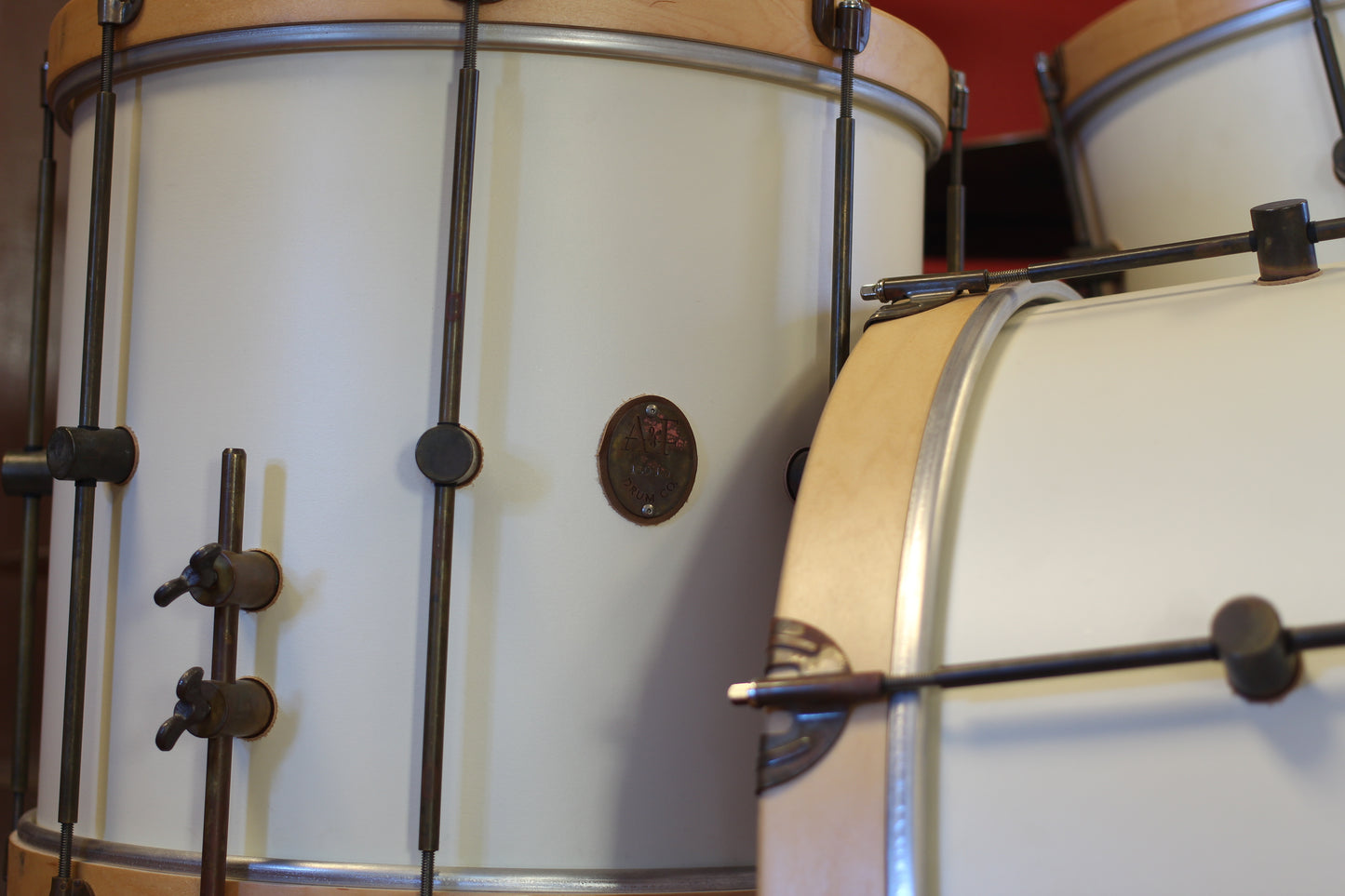 A&F Drum Company Field Kit in Antique White 10x24 14x16 8x13 (Used)