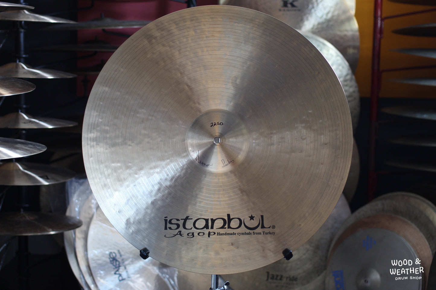 Used Istanbul Agop 22" Signature Mel Lewis Ride Cymbal 2250g