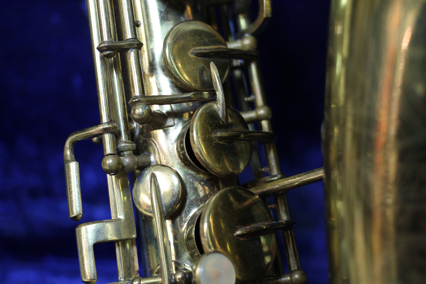 1940's Elkhart by Buescher Tenor Saxophone Serial # 30114