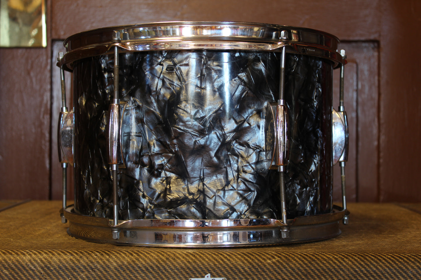 1960's Gretsch Playboy outfit in Black Diamond Pearl 14x20 14x14 8x12