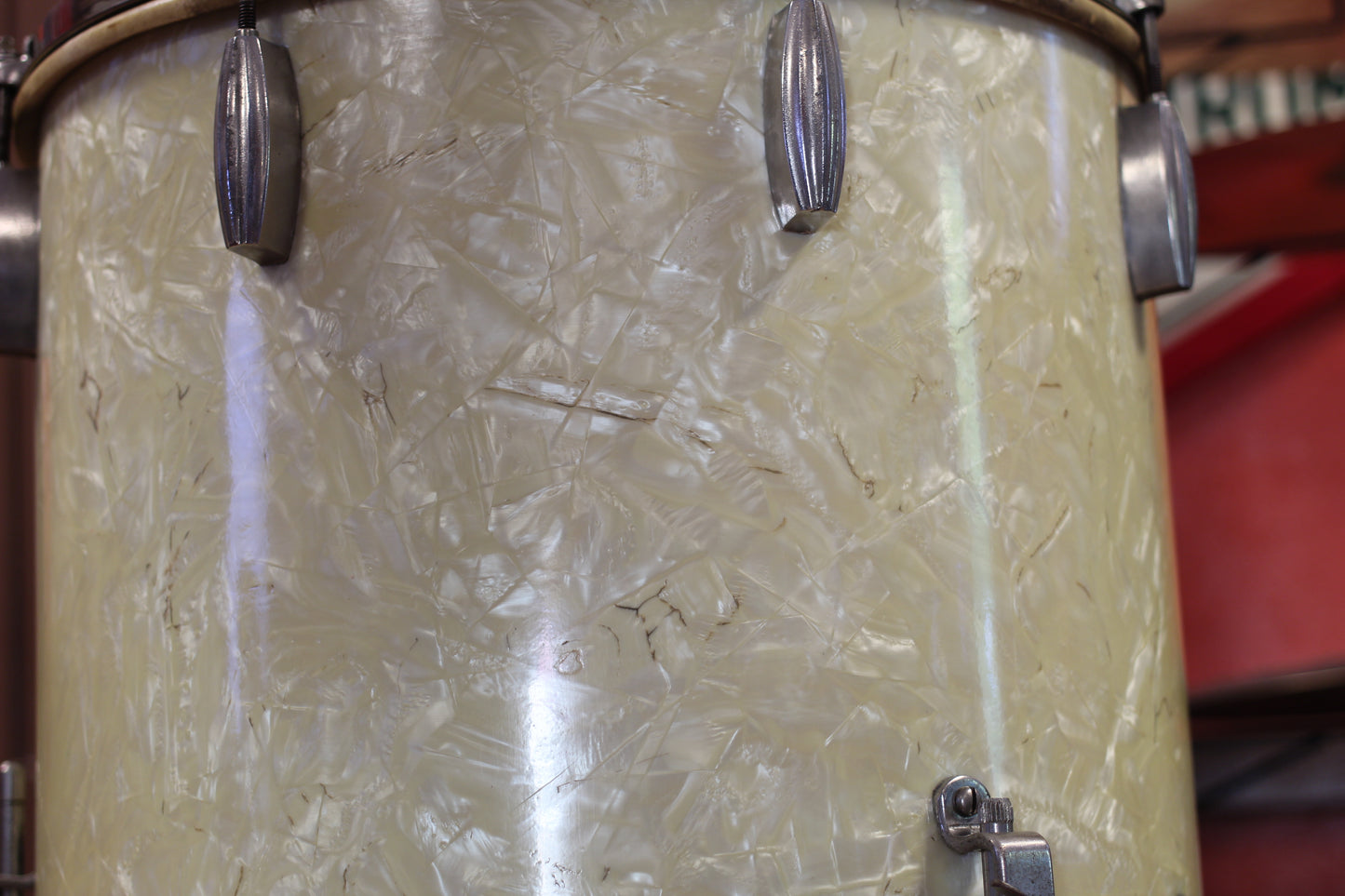 1940's Slingerland Radioking Gene Krupa Deluxe in Marine Pearl 14x26 16x16 9x13