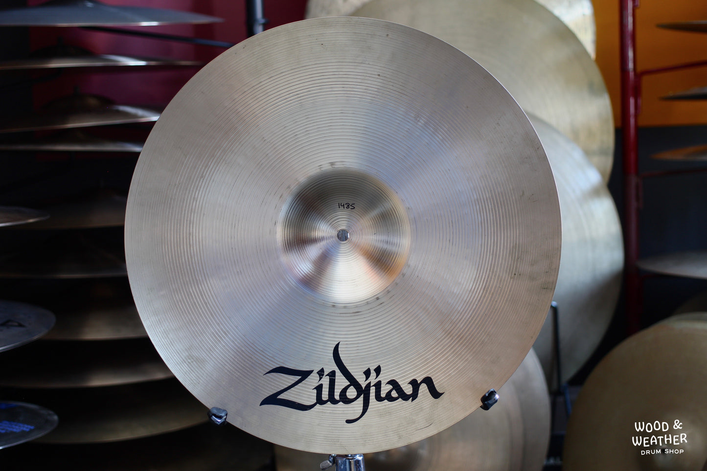 1980s A. Zildjian 18" "CO. Stamp" Medium Thin Crash Cymbal 1485g