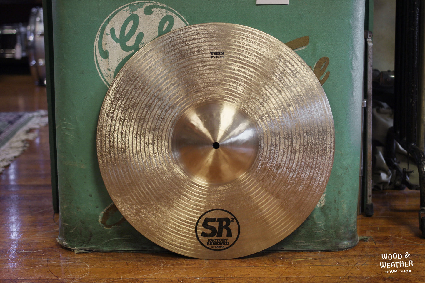 Used Sabian 18" SR2 Thin Crash Cymbal 1325g
