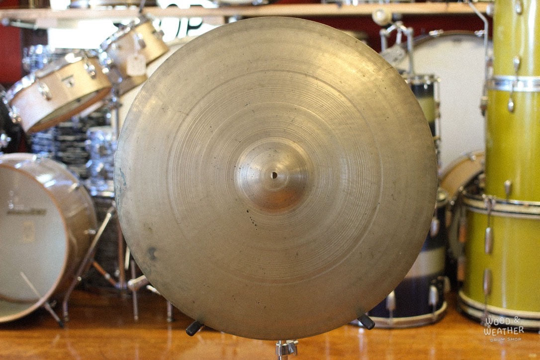 1940/50s A. Zildjian 22" "Trans Stamp" Ride Cymbal 3010g