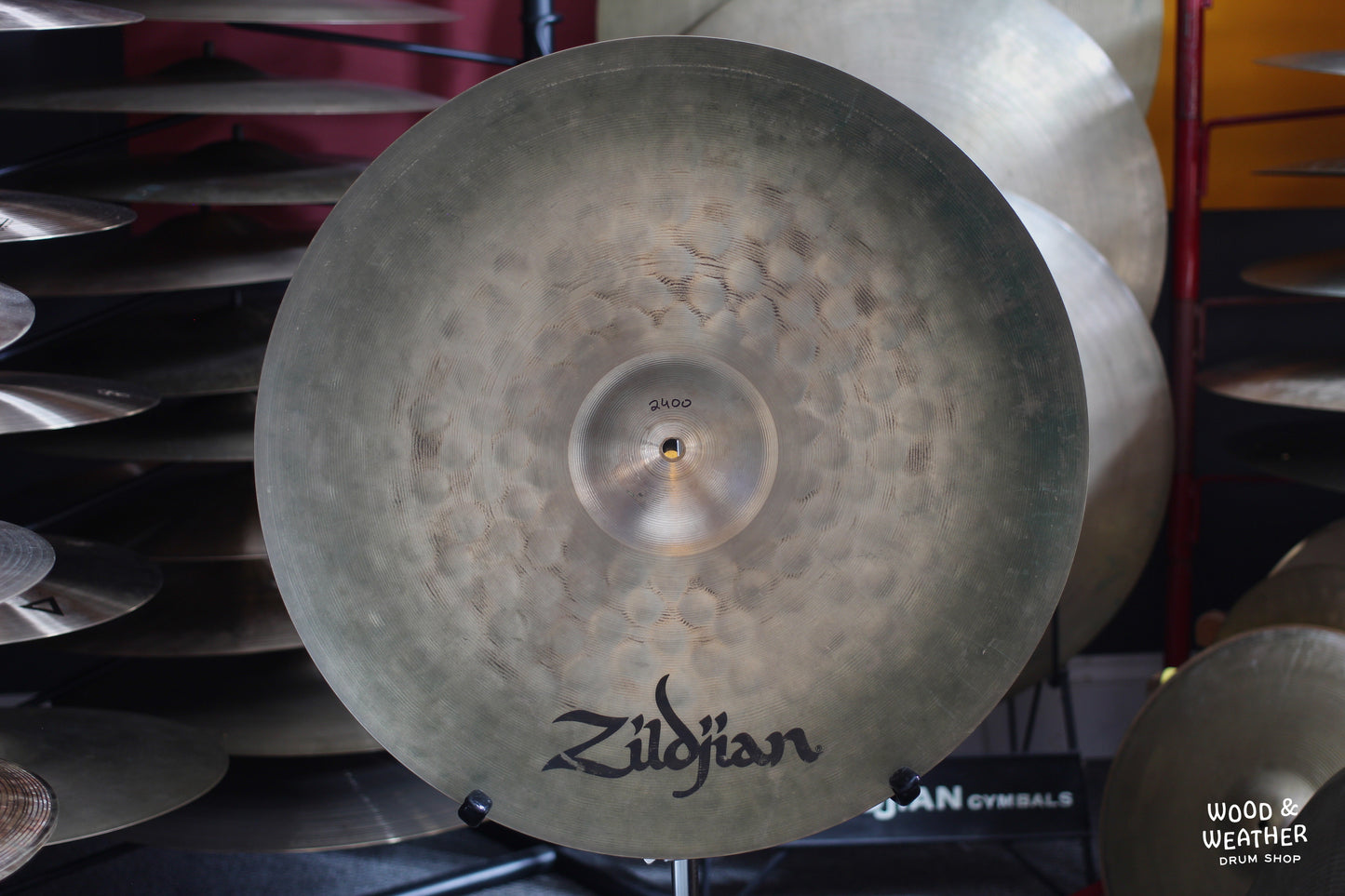 Used 2003 Zildjian 21" K Custom Special Dry Ride Cymbal 2400g