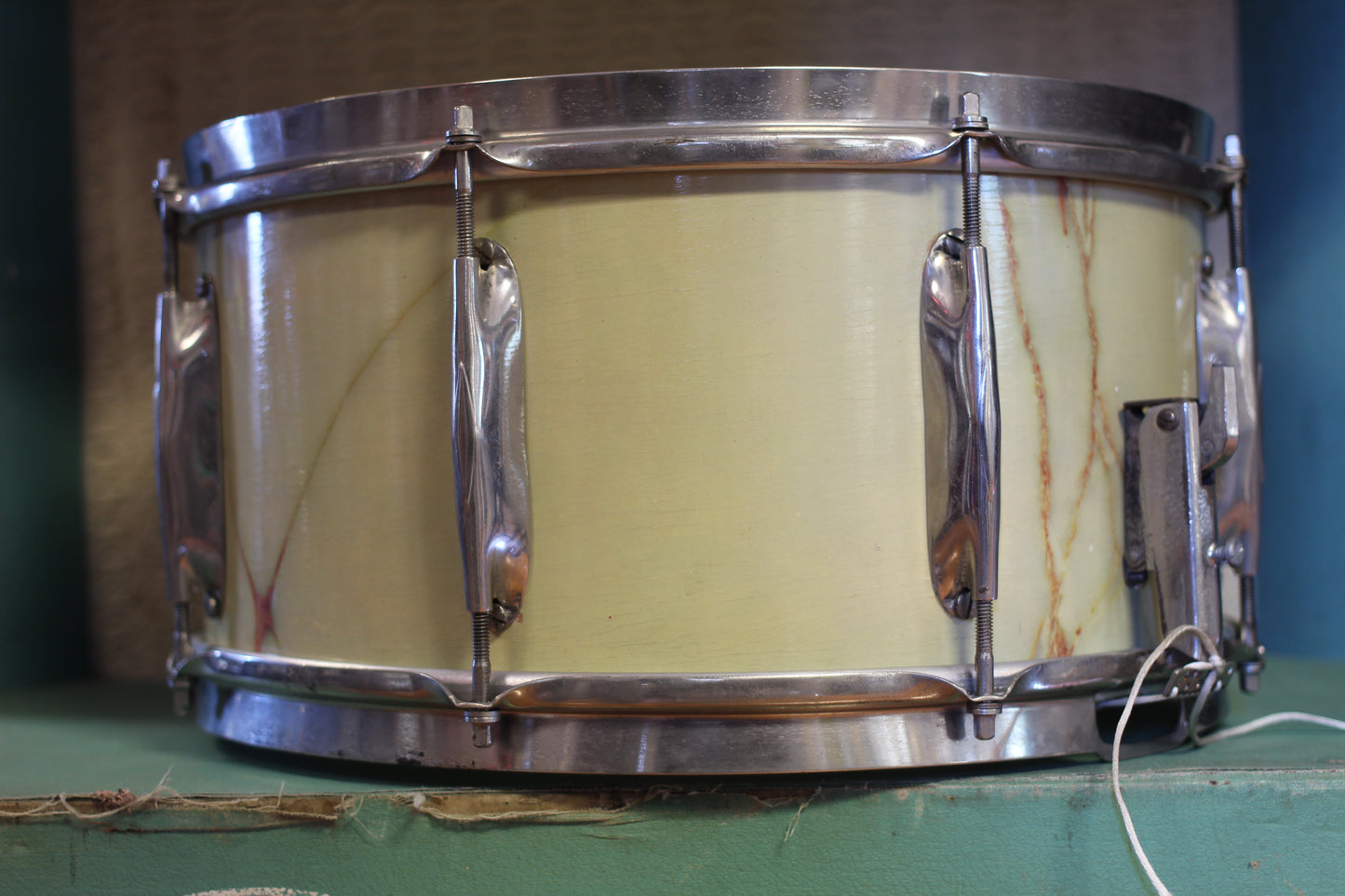 1930's WFL 7"x14" All-American Swing Model Snare Drum in Marble Finish
