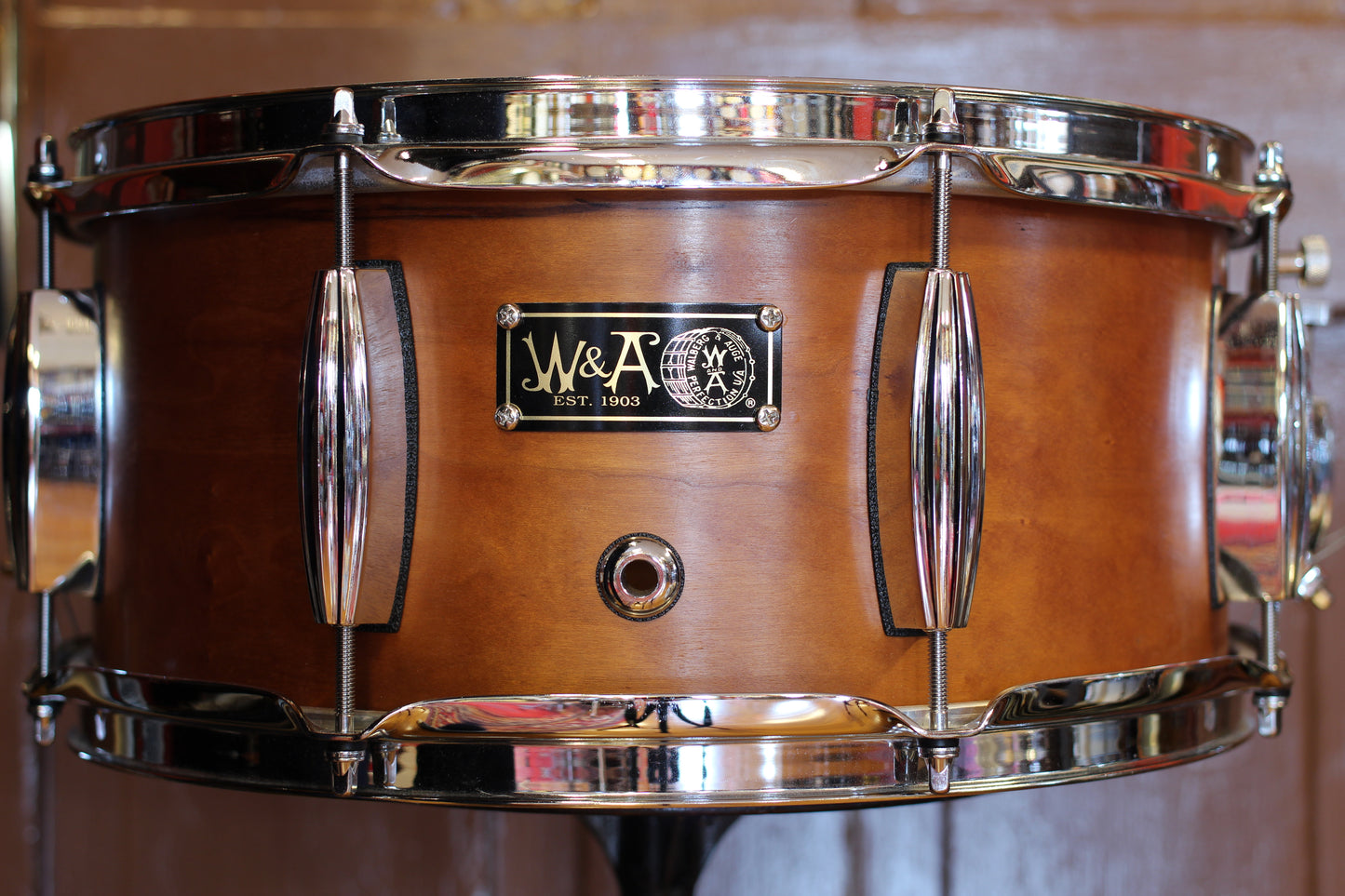 2018 Walberg & Auge 6.5"x14" Cherry Snare Drum