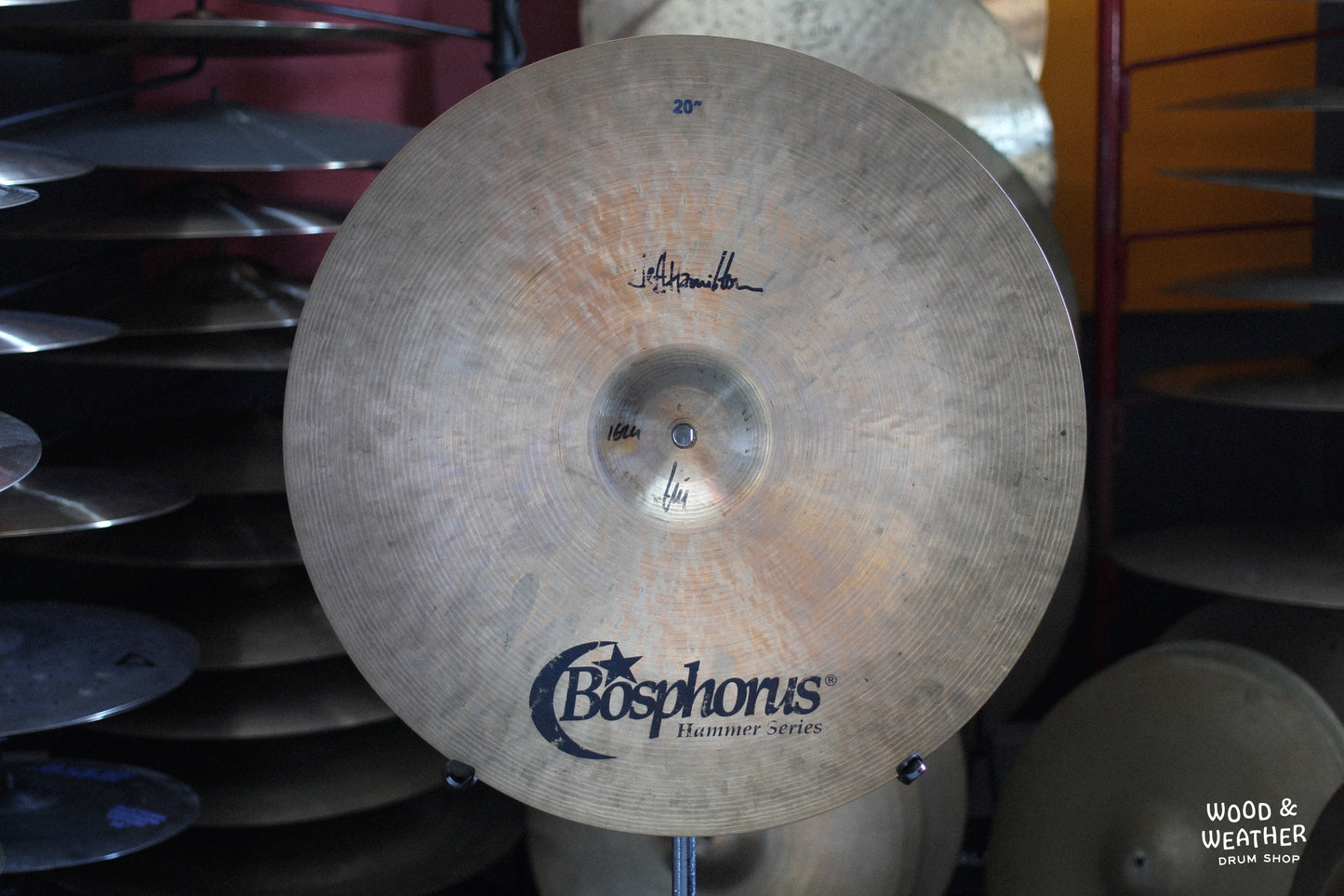 Used Bosphorus 20" Hammer Series Crash/Ride Cymbal 1624g