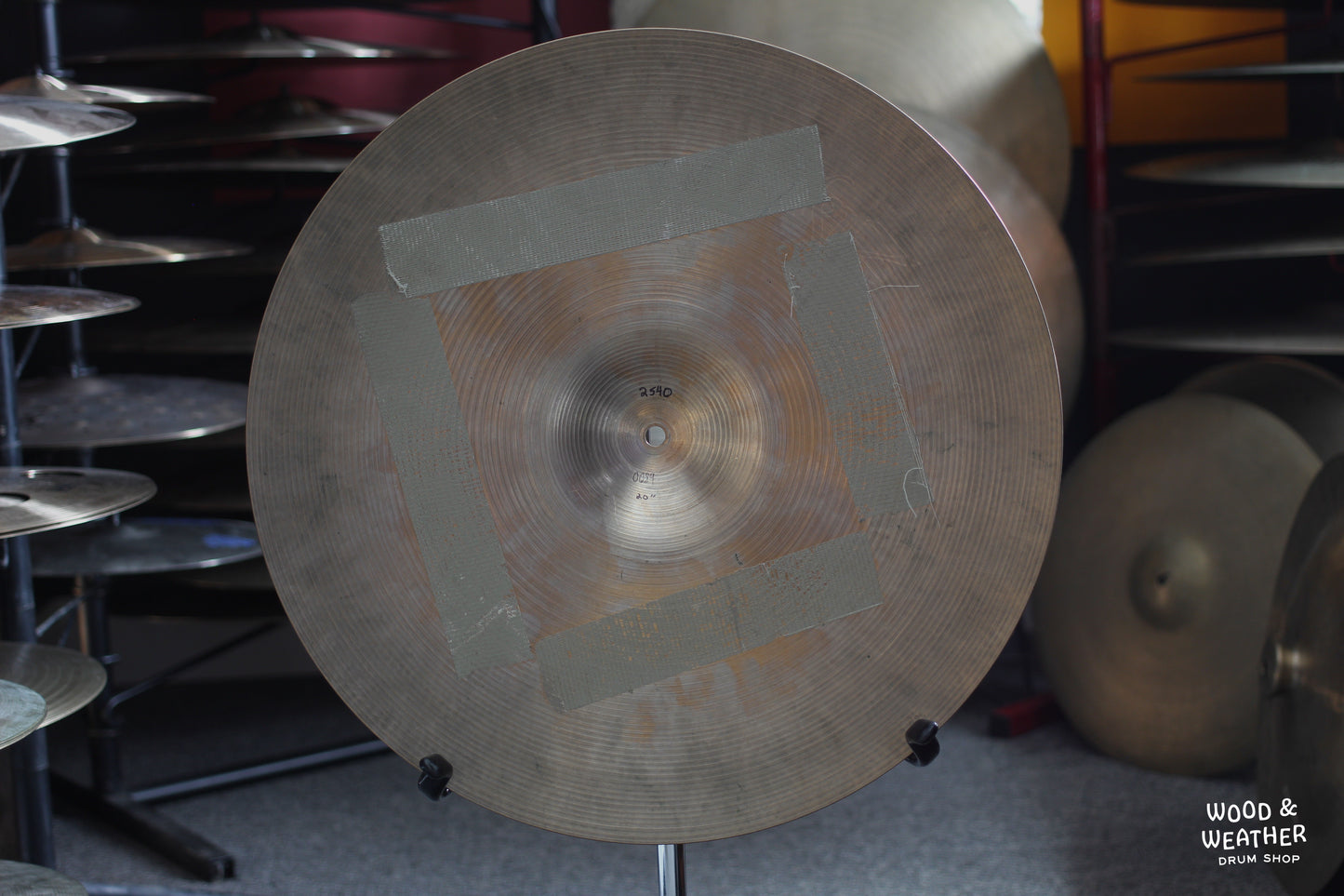 1970s A. Zildjian 20" Ride Cymbal 2540g