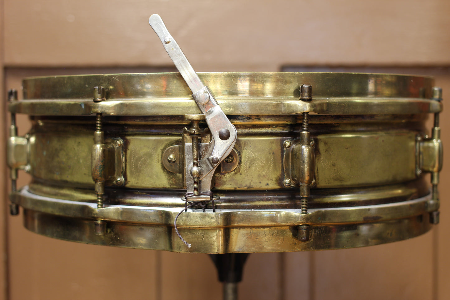 1920's Leedy 4"x14" Black Elite Model Snare Drum