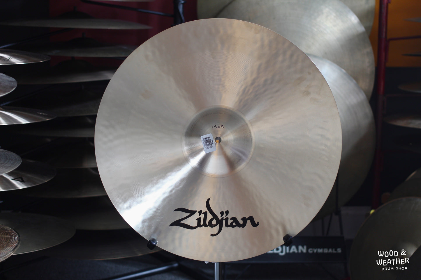 Used Zildjian 20" K Dark Thin Crash Cymbal 1905g