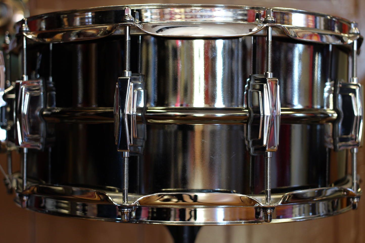 Used Ludwig Black Beauty Snare Drum 6.5"x14"