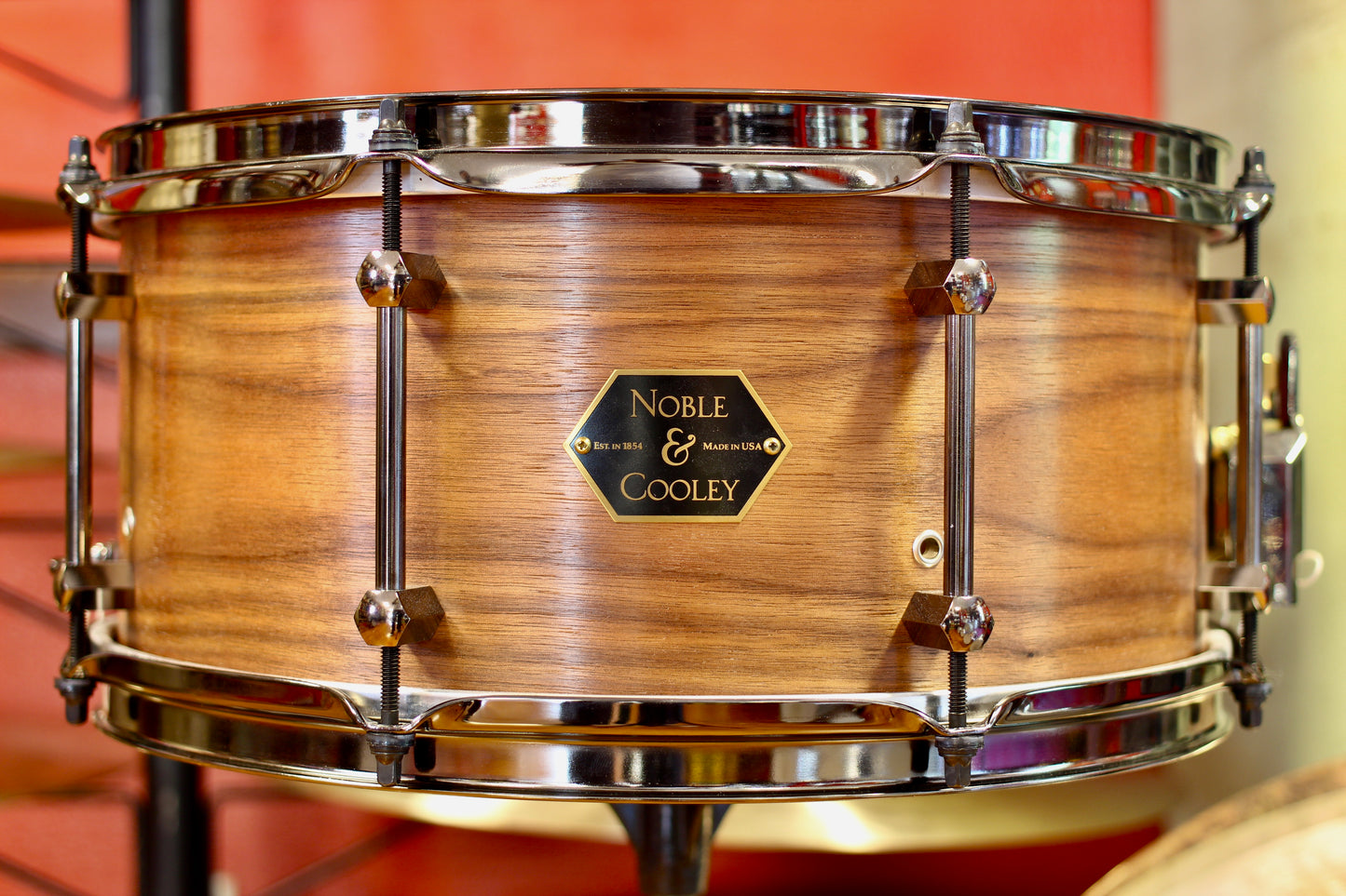 Noble & Cooley Walnut Series Snare Drum 6.5"x14"