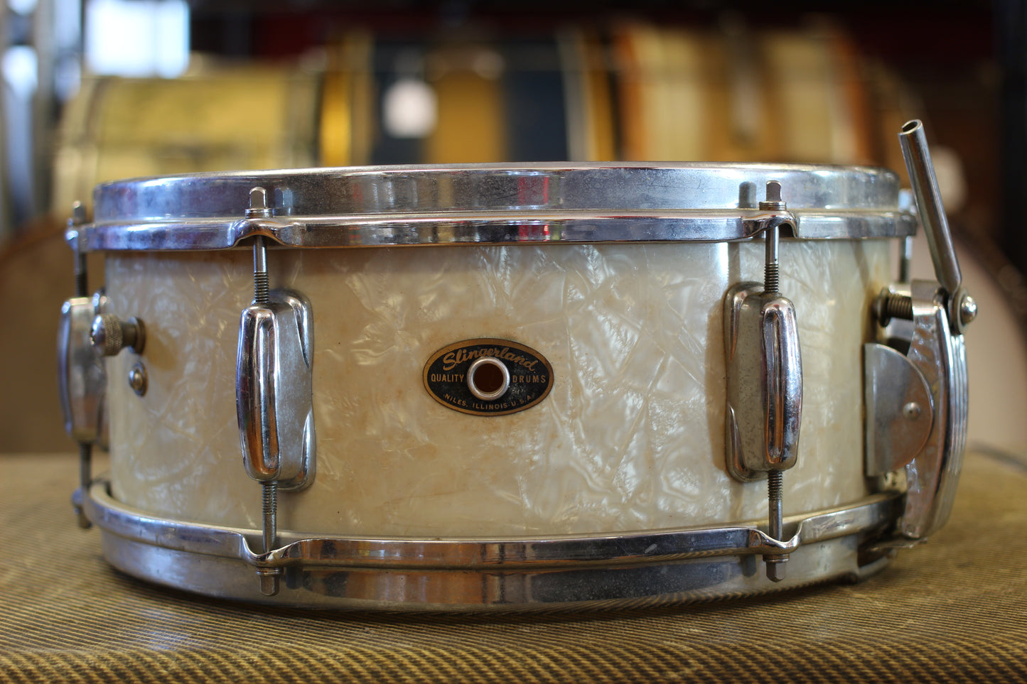 1962 Slingerland 5.5"x13" Super Gene Krupa Snare Drum