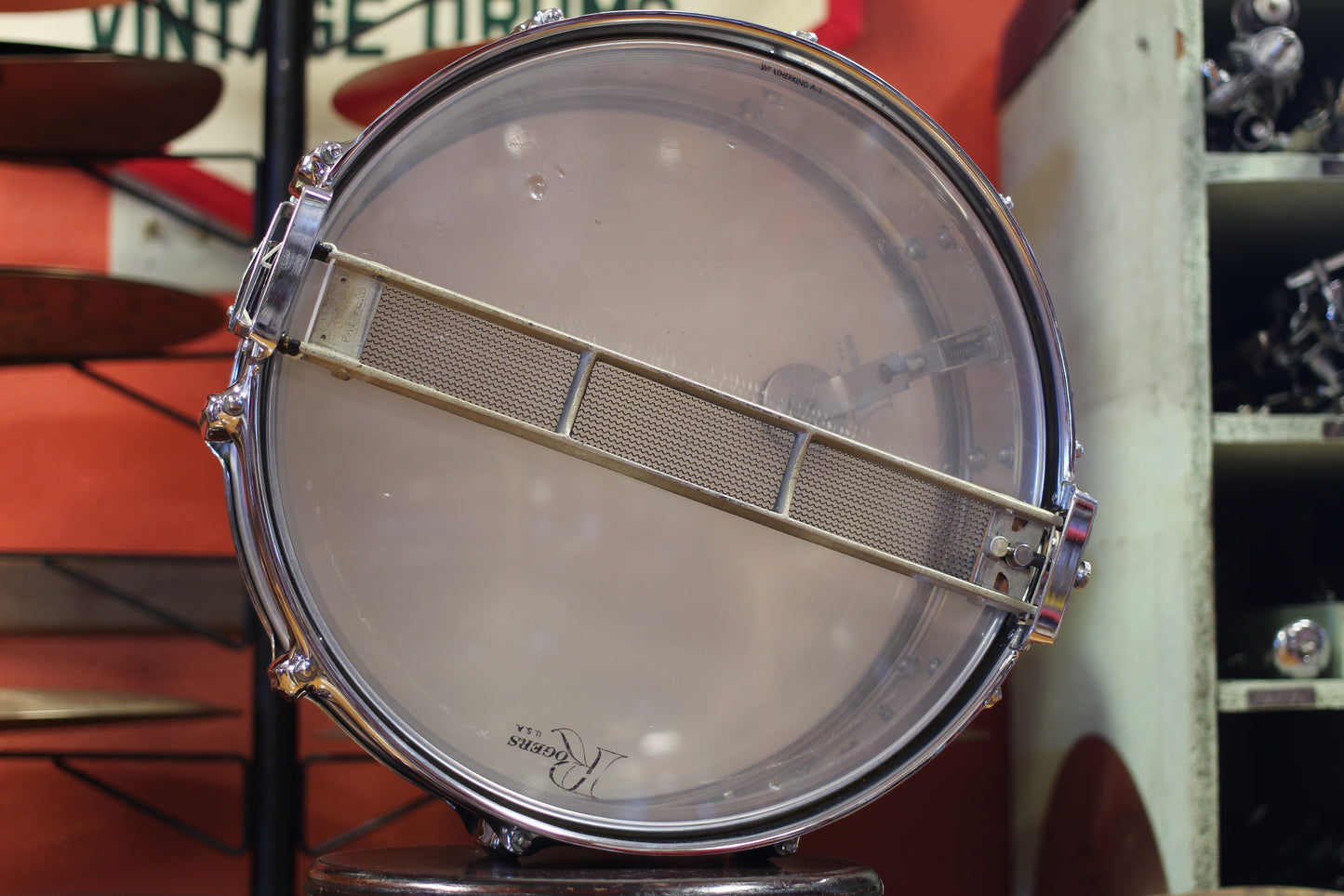 1960's Rogers 5"x14" Dynasonic Snare Drum 7-Line