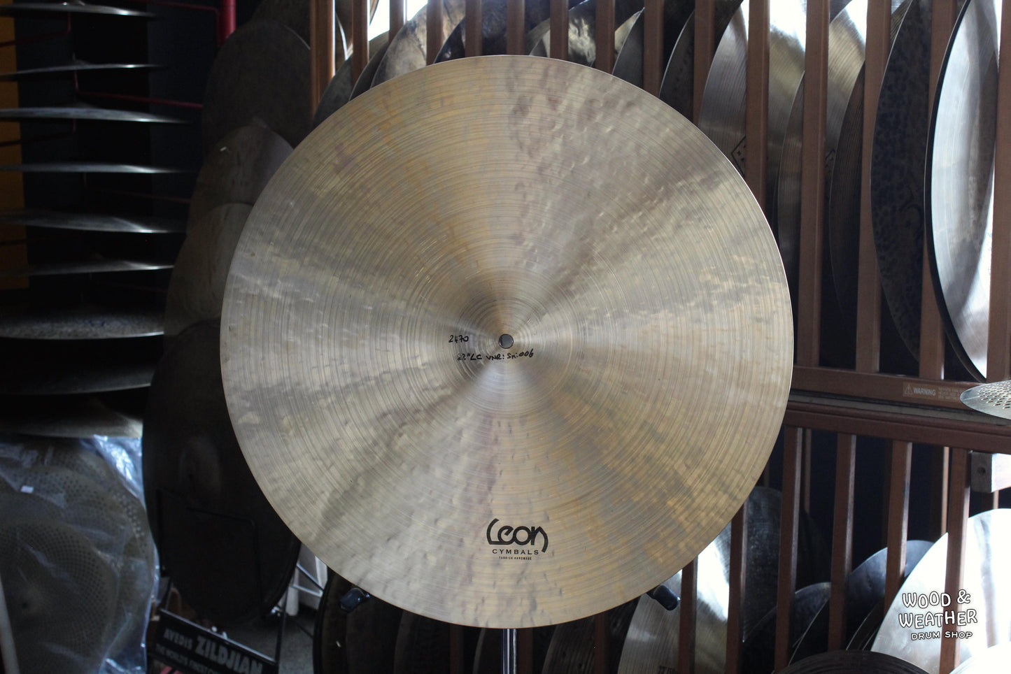 Leon Cymbals 22" Swing Ride Cymbal 2470g