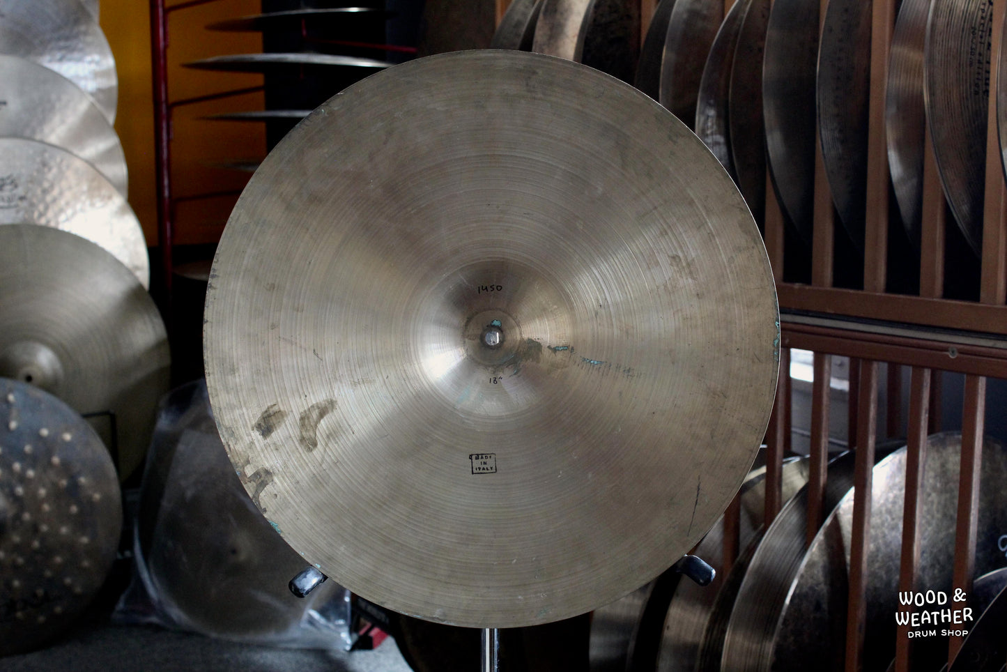 1950s Pasha 18" Crash Ride Cymbal 1450g