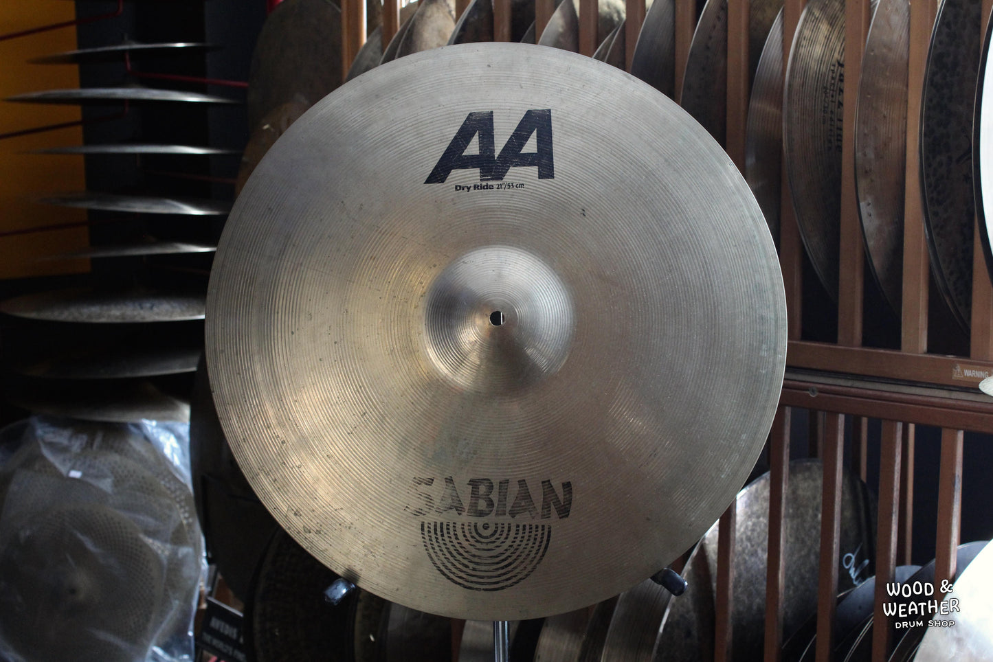 Used Sabian 21" AA Dry Ride Cymbal 3311g