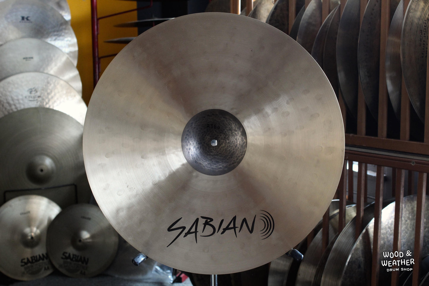 Used Sabian 20" HHX Complex Ride Cymbal 2360g