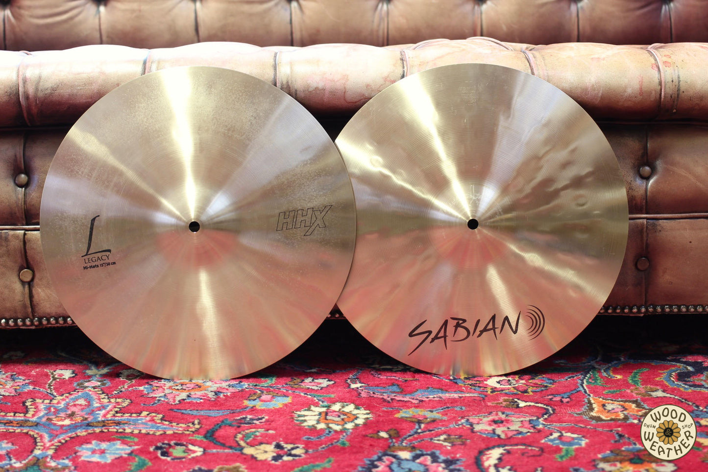 USED Sabian 15" HHX Legacy Hi-Hat Cymbals 920/1300g