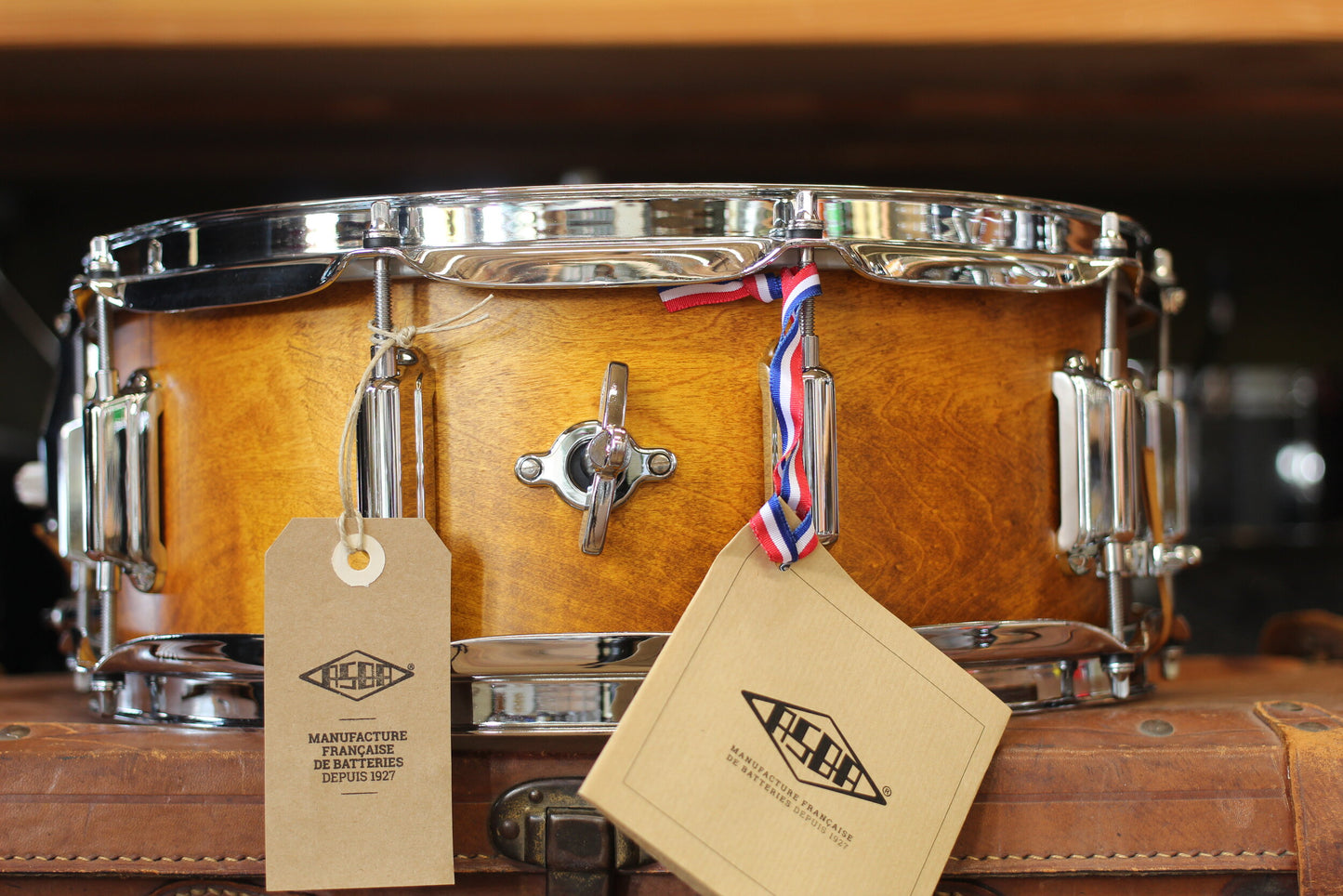 ASBA Drums 'Rive Gauche' Snare Drum 5.5"x14" in Satin Elvin Juane