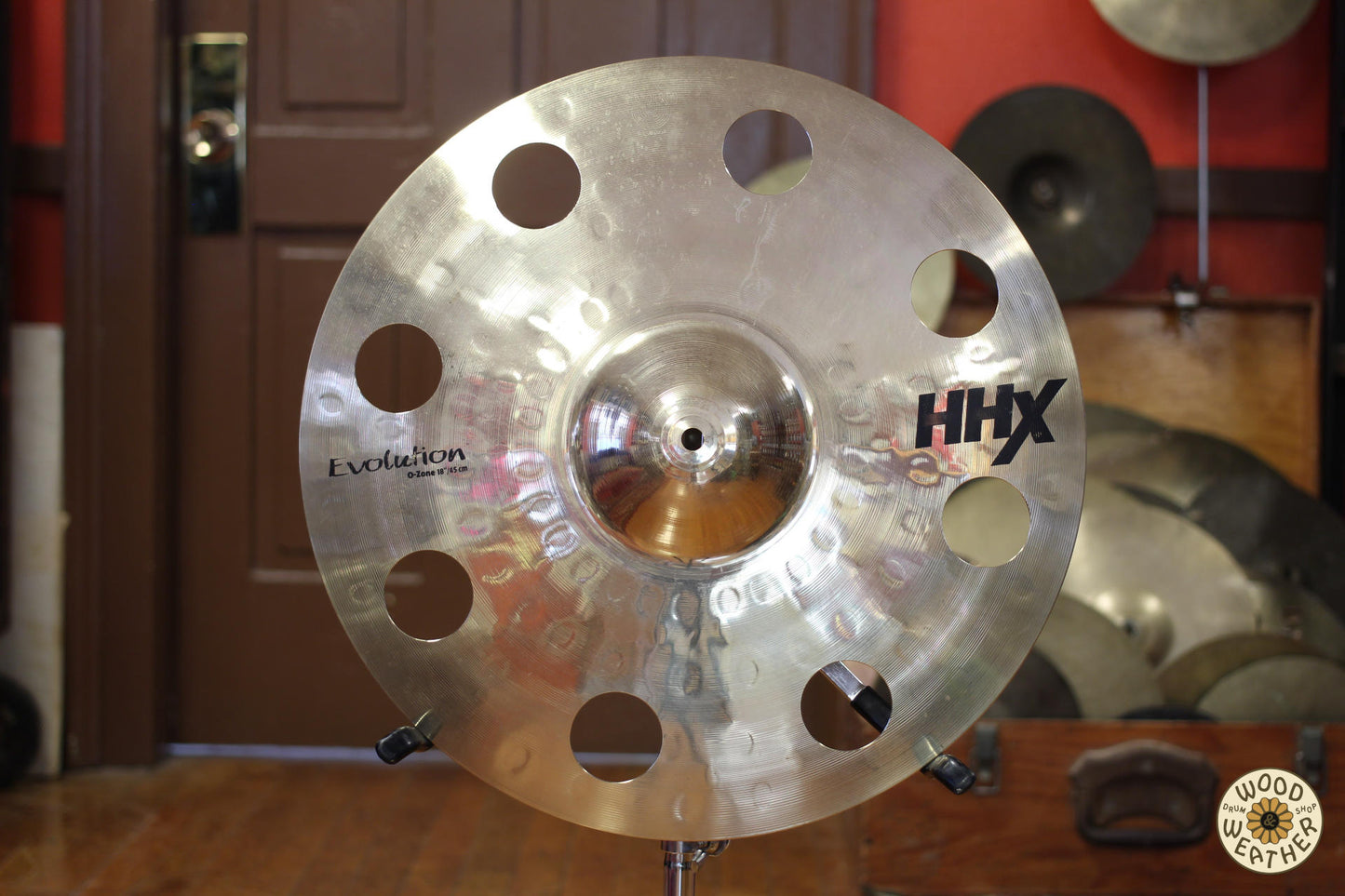 USED Sabian 18" HHX Evolution O-Zone Crash Cymbal 1255g