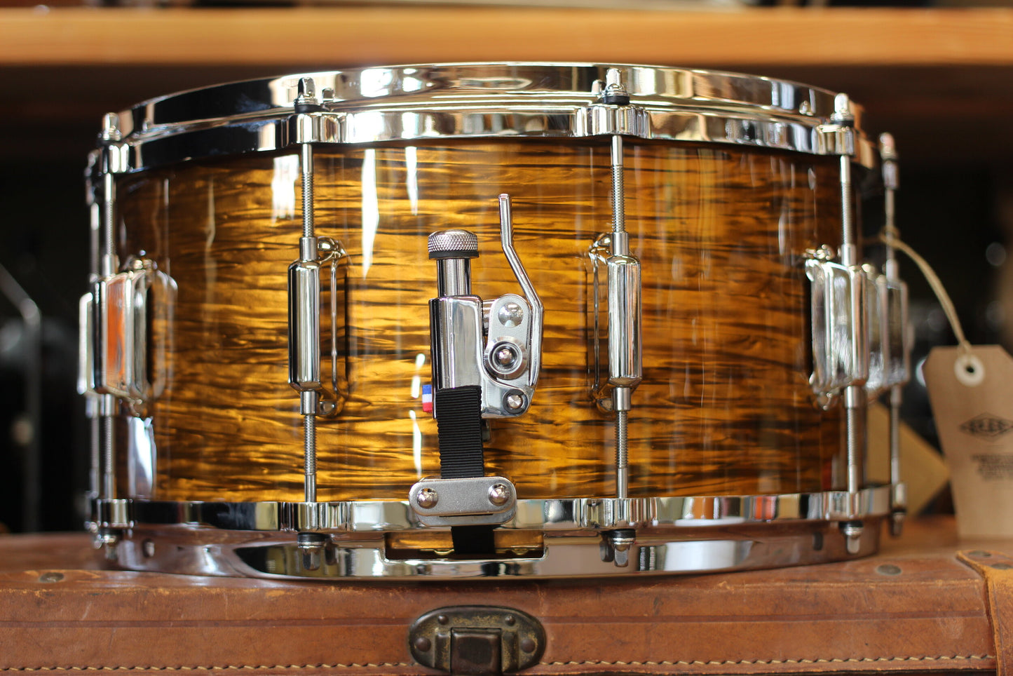 ASBA Drums 'Revelation' Snare Drum 7"x14" in Alice Copper