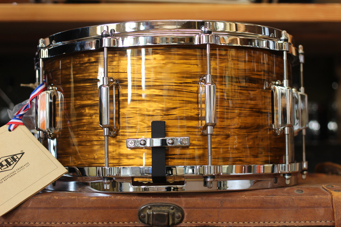 ASBA Drums 'Revelation' Snare Drum 7"x14" in Alice Copper