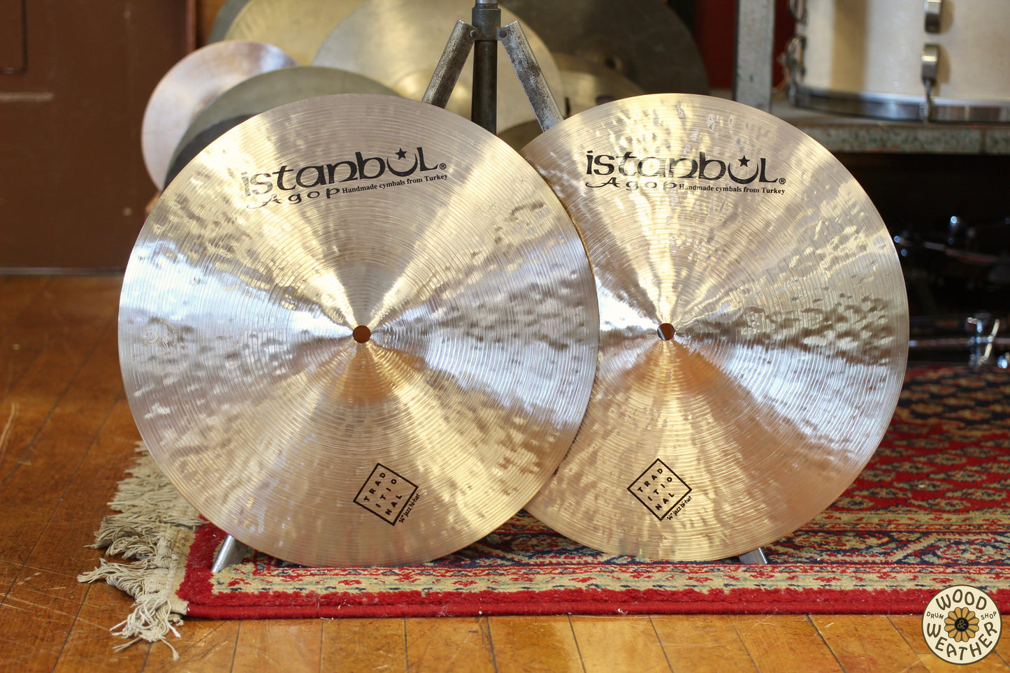 Istanbul Agop 14" Traditional Jazz Hi-Hat Cymbals 910/1120g