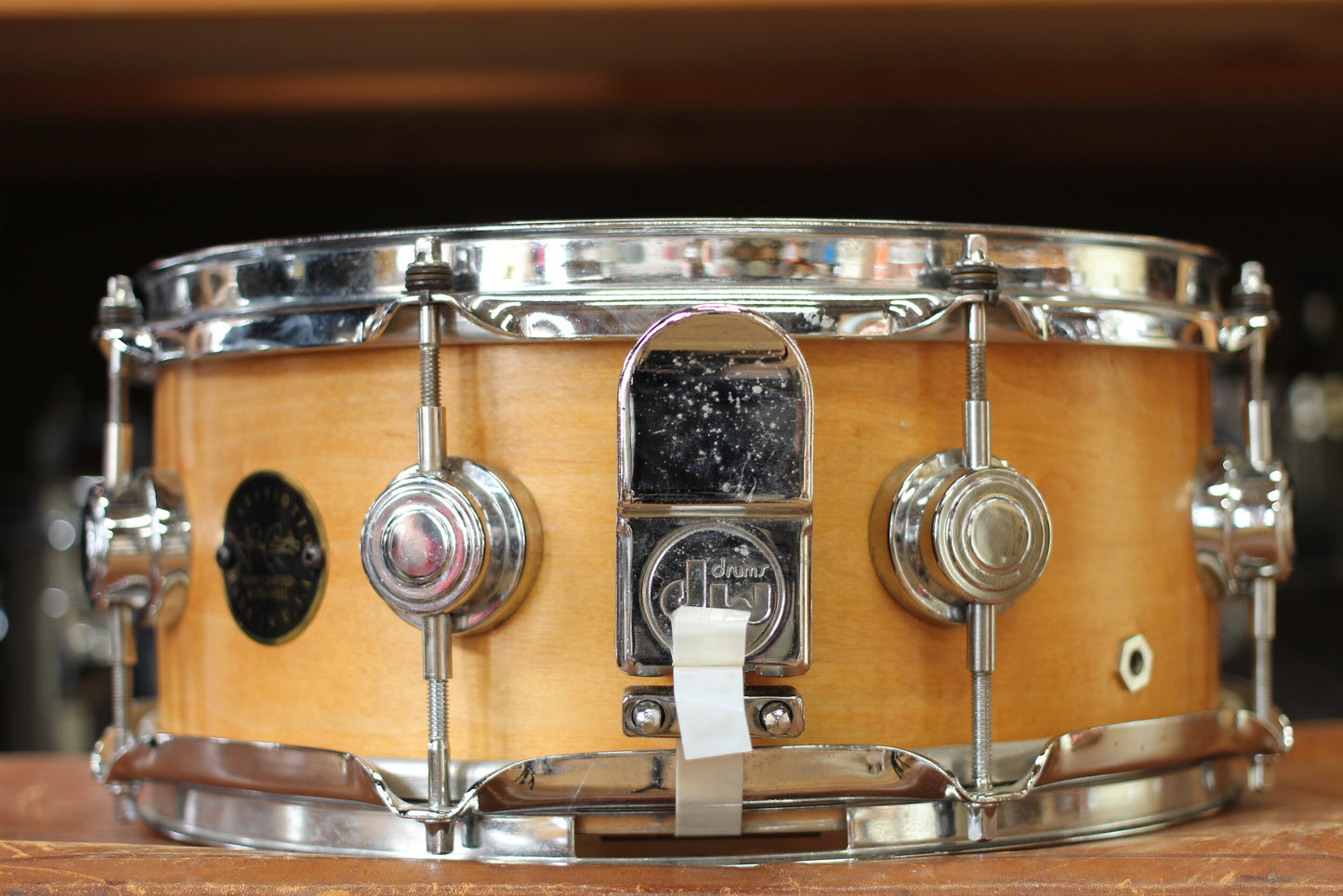 1995 DW Craviotto 5.5"x12" Snare Drum in Satin Maple