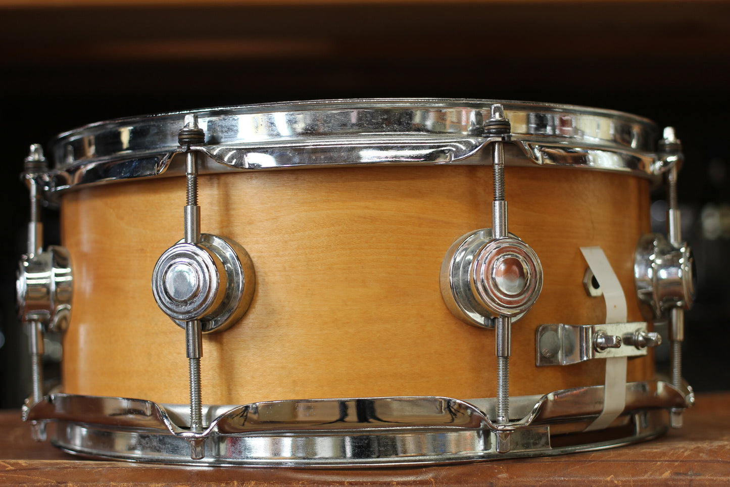 1995 DW Craviotto 5.5"x12" Snare Drum in Satin Maple