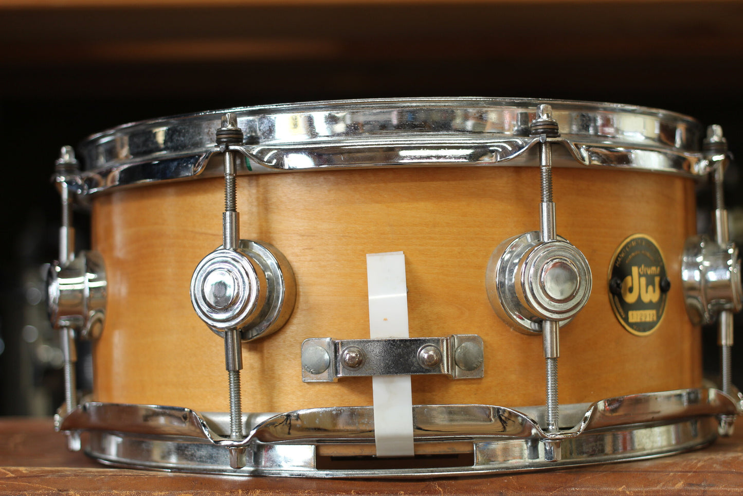 1995 DW Craviotto 5.5"x12" Snare Drum in Satin Maple