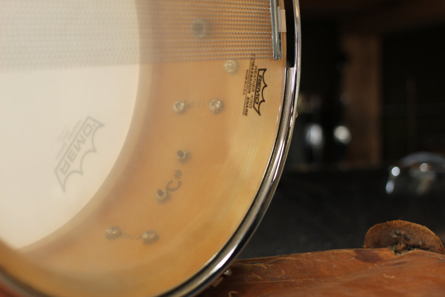 1995 DW Craviotto 5.5"x12" Snare Drum in Satin Maple