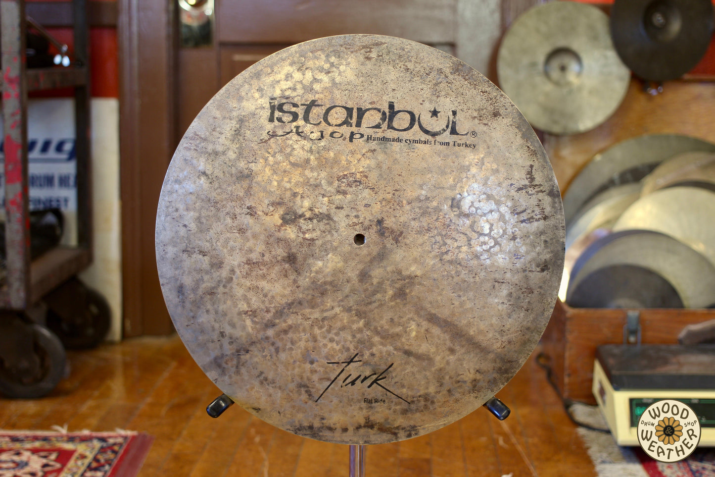 USED Istanbul Agop 18" Turk Flat Ride Cymbal 1440g