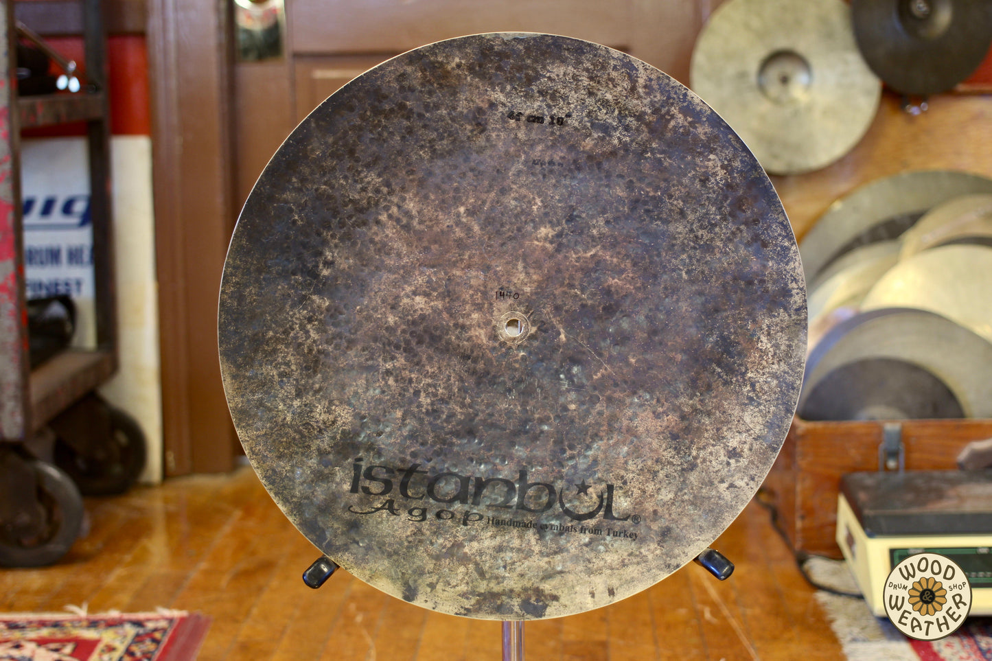 USED Istanbul Agop 18" Turk Flat Ride Cymbal 1440g