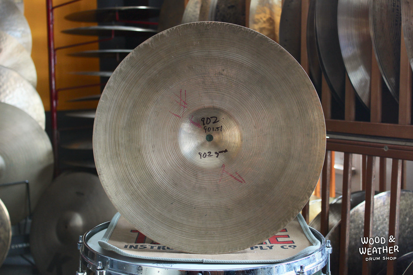 1959 K. Zildjian 15" Old Stamp IVb Hi Hats 902/955g