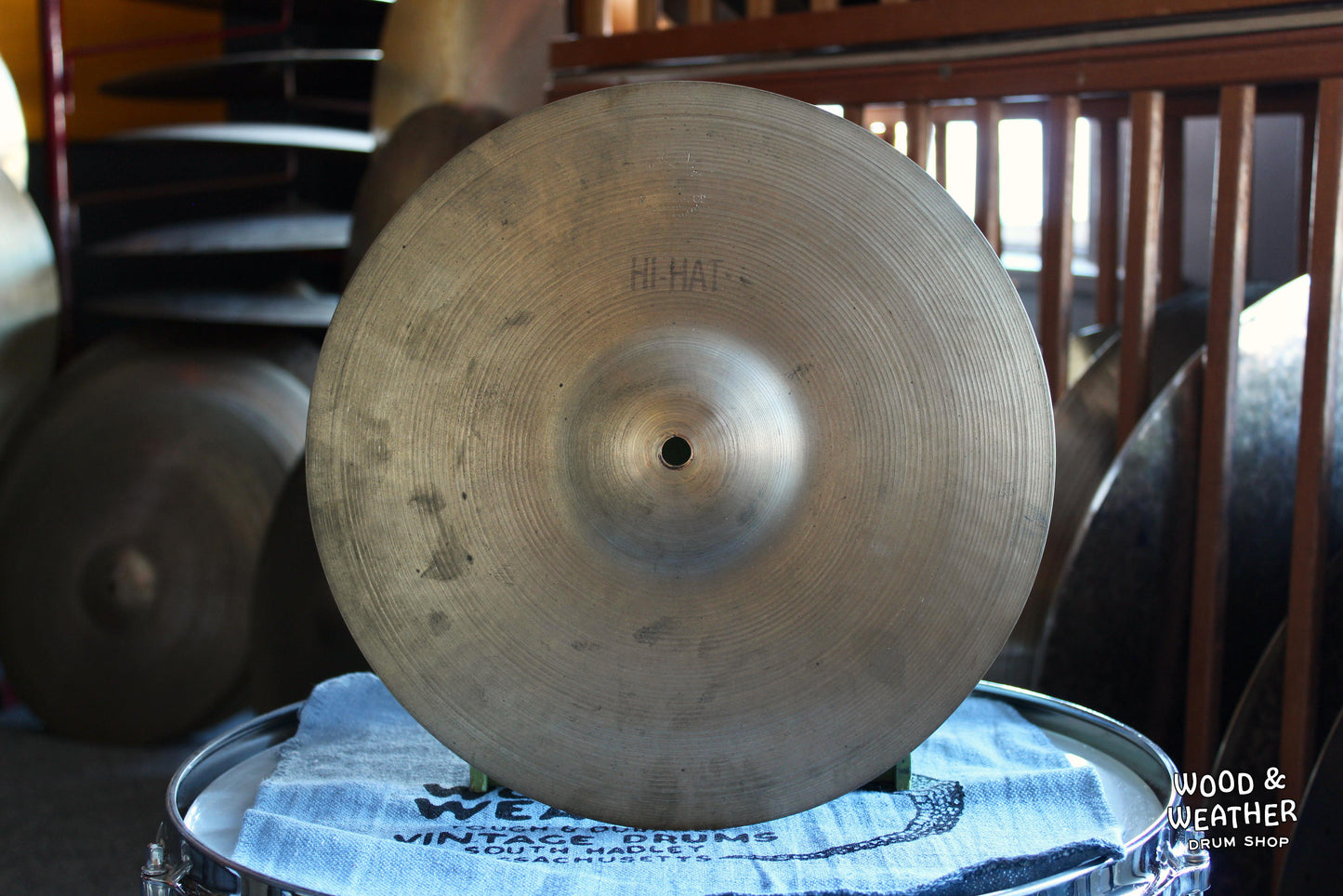 1946-53 A. Zildjian 12" Trans Stamp Hi-Hat Cymbals 400/425