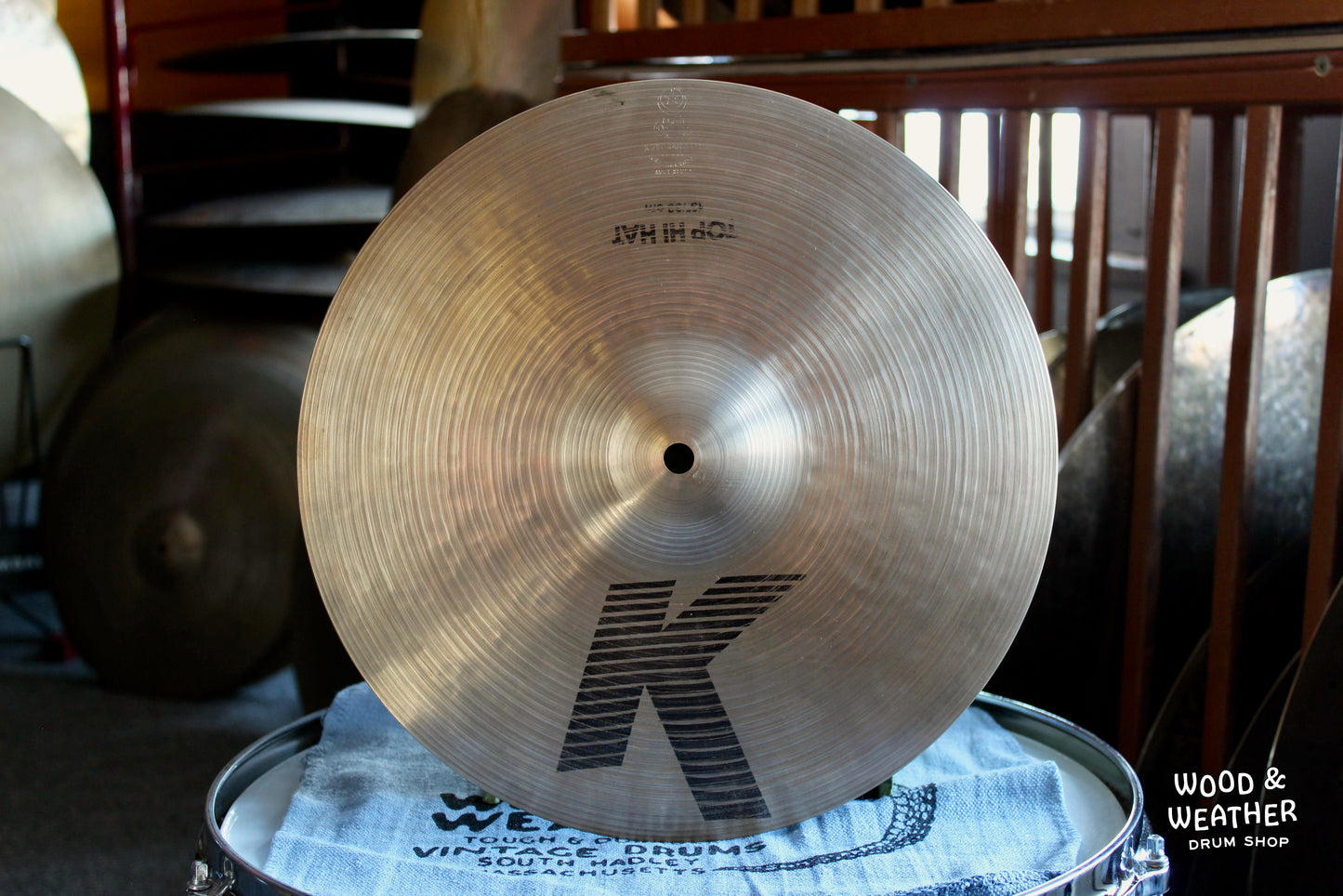 1980s Zildjian 13" K Series/Z Dyno Beat Hi-Hat Cymbals 905/1520g