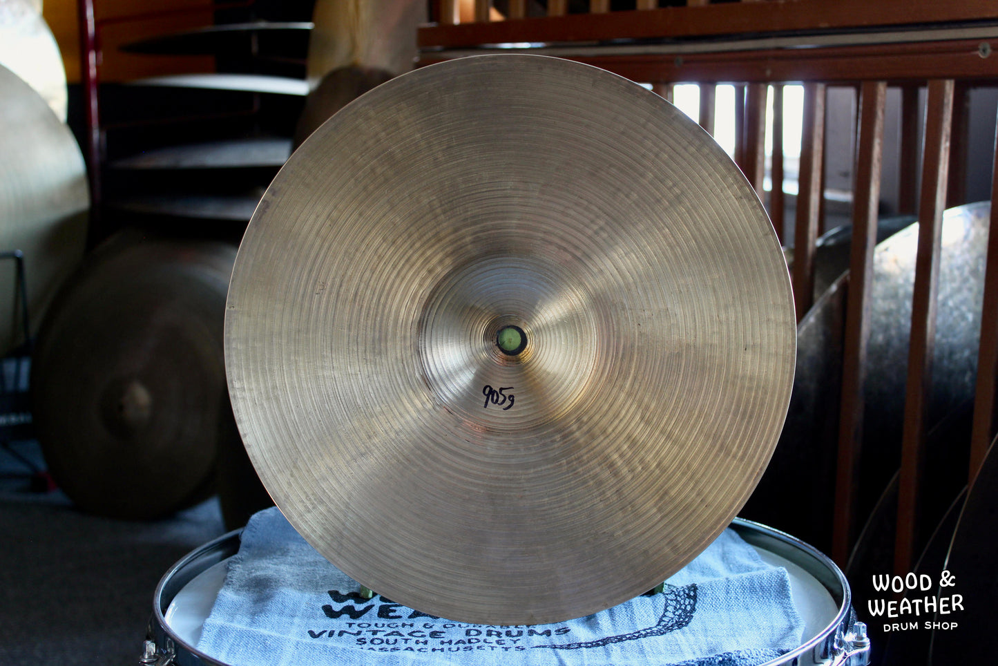 1980s Zildjian 13" K Series/Z Dyno Beat Hi-Hat Cymbals 905/1520g