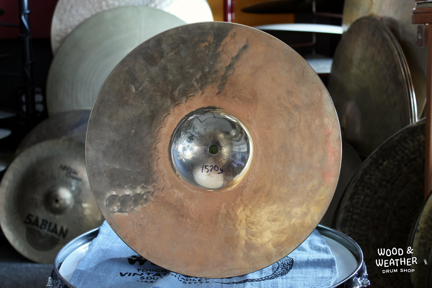 1980s Zildjian 13" K Series/Z Dyno Beat Hi-Hat Cymbals 905/1520g