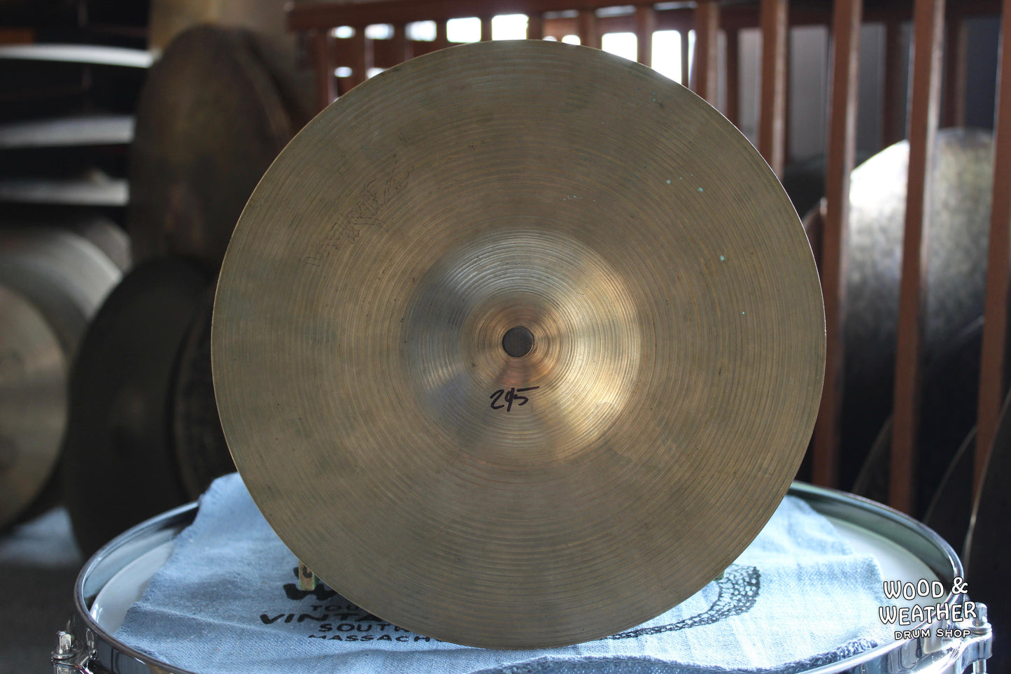1970s A. Zildjian 10" Splash Cymbal 245g
