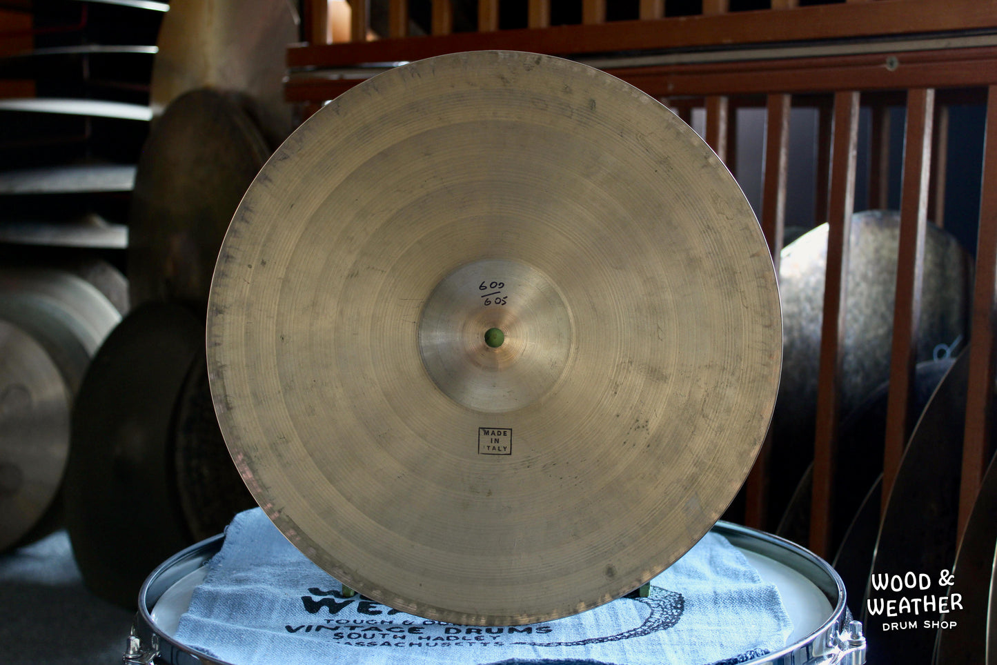 1950s Pasha 13" "Medium" Hi-Hat Cymbals 600/605g