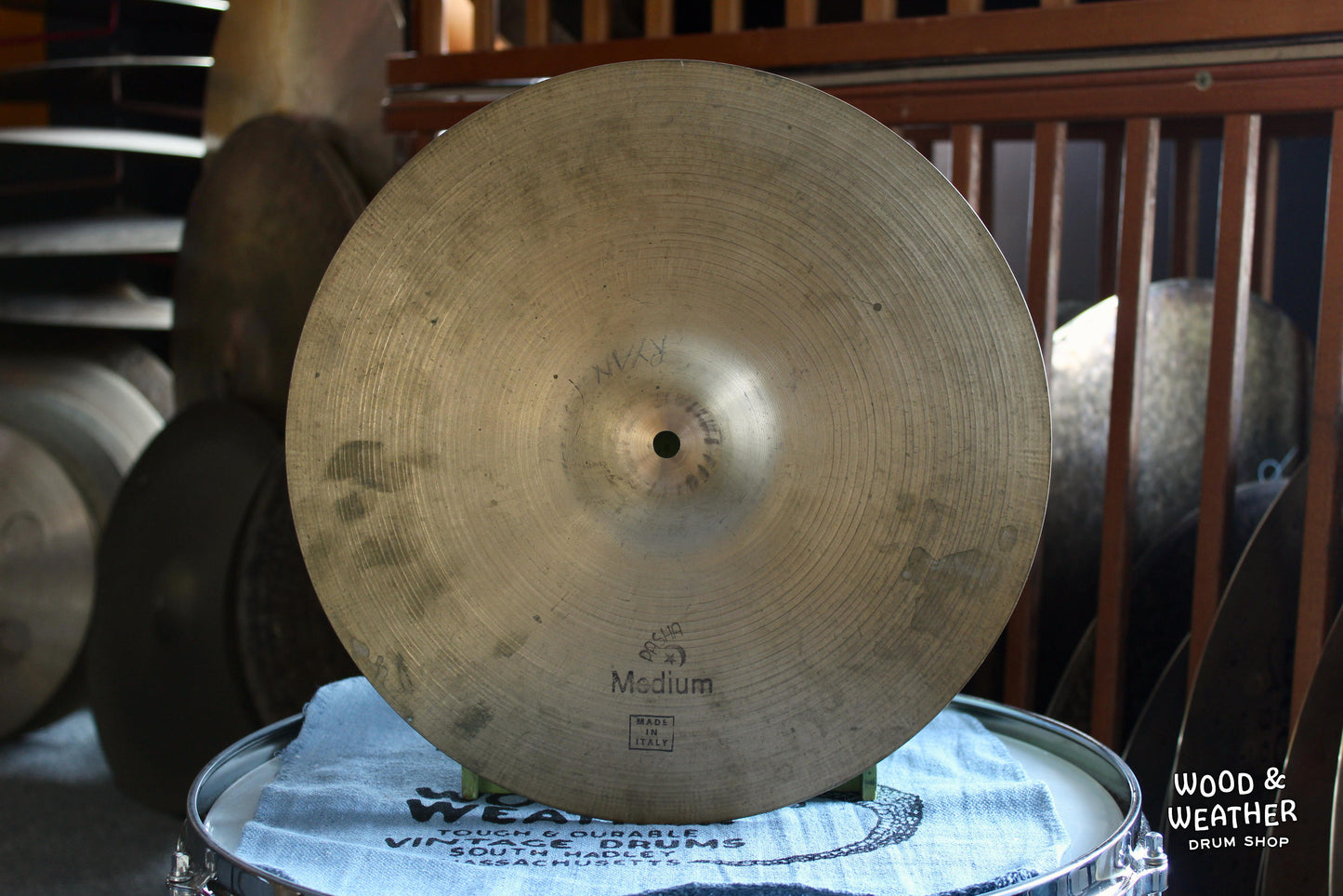 1950s Pasha 13" "Medium" Hi-Hat Cymbals 600/605g